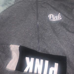 Pink running jacket